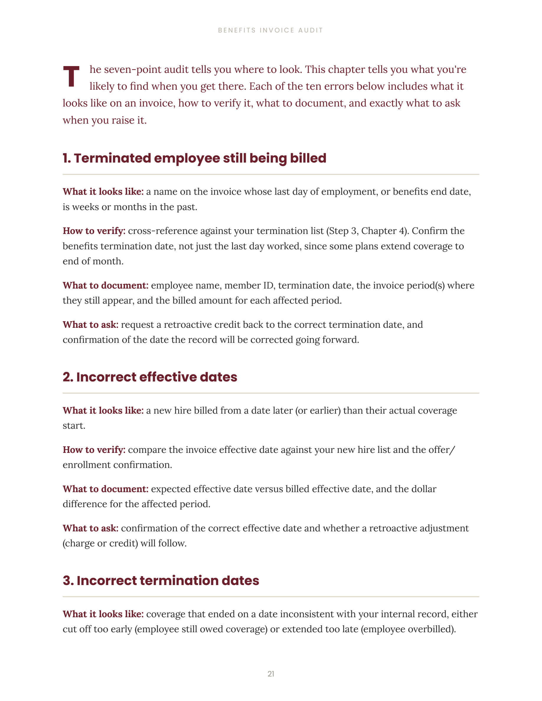 10 Most Common Billing Errors chapter preview